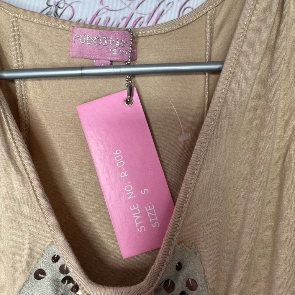Tan Women's Tank Top - Picture 11 of 11